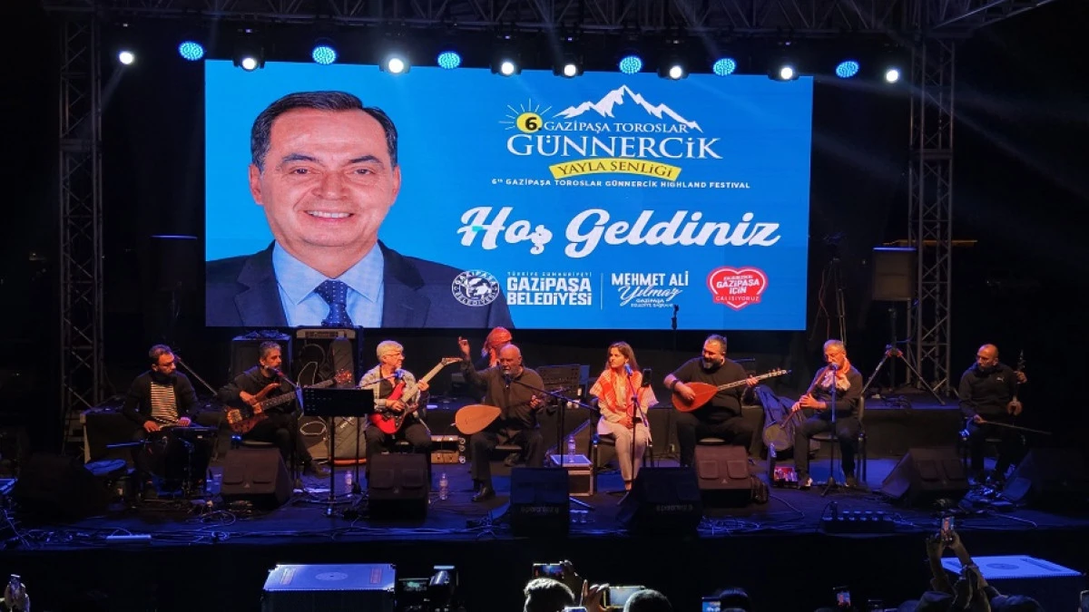 6. Gazipaşa Toroslar G&uuml;nnercik Yayla Şenliği Coşkuyla Başladı