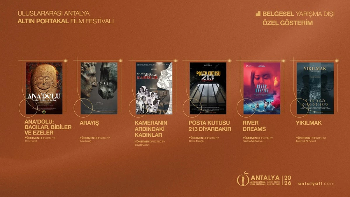 63. Uluslararası Antalya Altın Portakal Film Festivali&rsquo;nde Yarışma Dışı Filmler Belli Oldu
