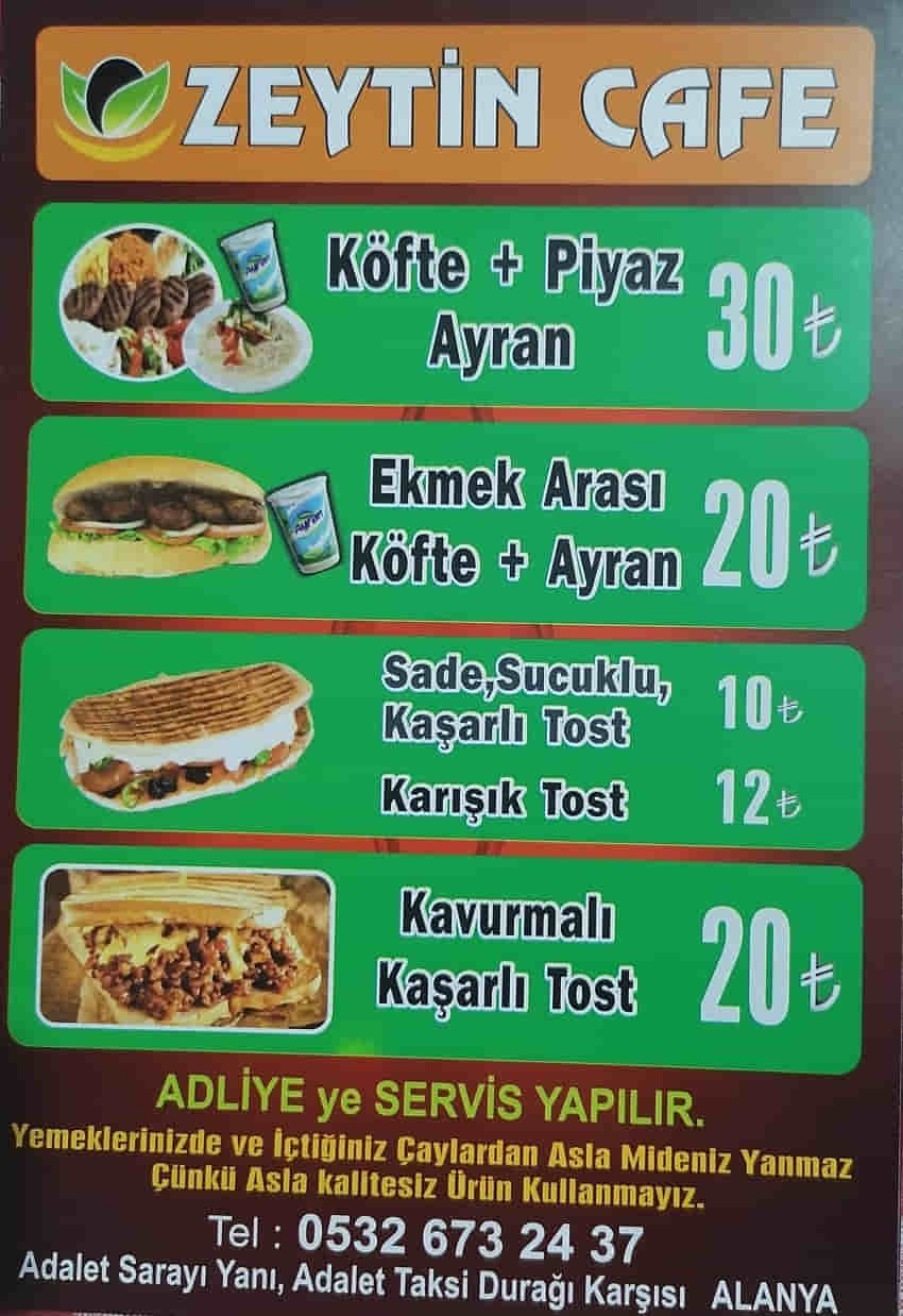 Zeytin Cafe Hizmette Sınır Tanımıyor