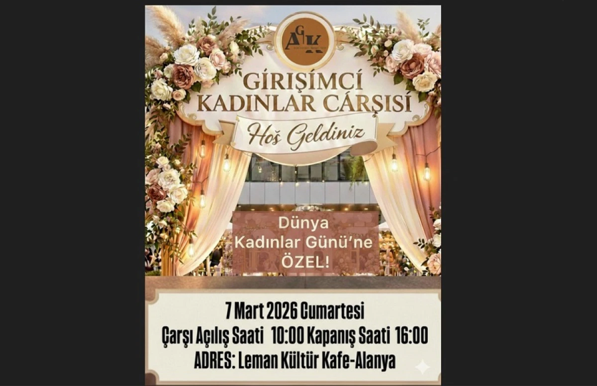 Agikad&rsquo;dan 8 Mart&rsquo;ta Girişimci Kadınlar &Ccedil;arşısı
