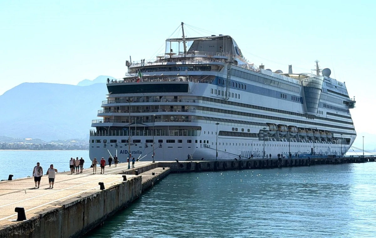 Aida Stella Kruvaziyeri İle Alanya&rsquo;ya 2 Bin 129 Turist Geldi