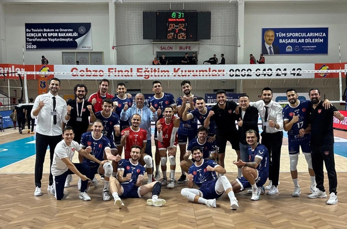 Alanya Belediyespor, Gebze Belediyespor’u 3–0 Mağlup Etti