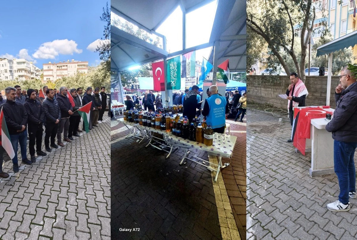 ALANYA DAYANIŞMA PLATFORMU&rsquo;NDAN ŞEHİT POLİSLER VE GAZZE İ&Ccedil;İN SERT DURUŞ MESAJI