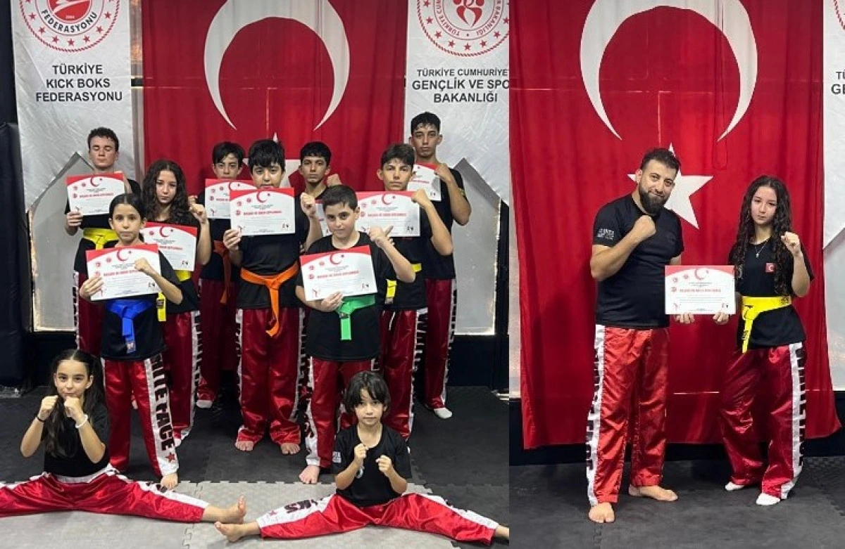 Alanya Fight Spor Kul&uuml;b&uuml;&rsquo;nde Gen&ccedil; Sporcular Kuşak Sınavını Başarıyla Ge&ccedil;ti