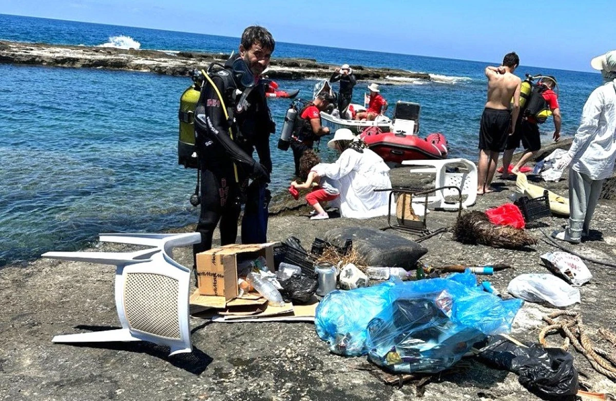 Alanya İhh Arama Kurtarma Ekiplerinden Gazipaşa&rsquo;da Dev Dip Temizliği: Denize &ldquo;Hep Temiz&rdquo; Mesajı