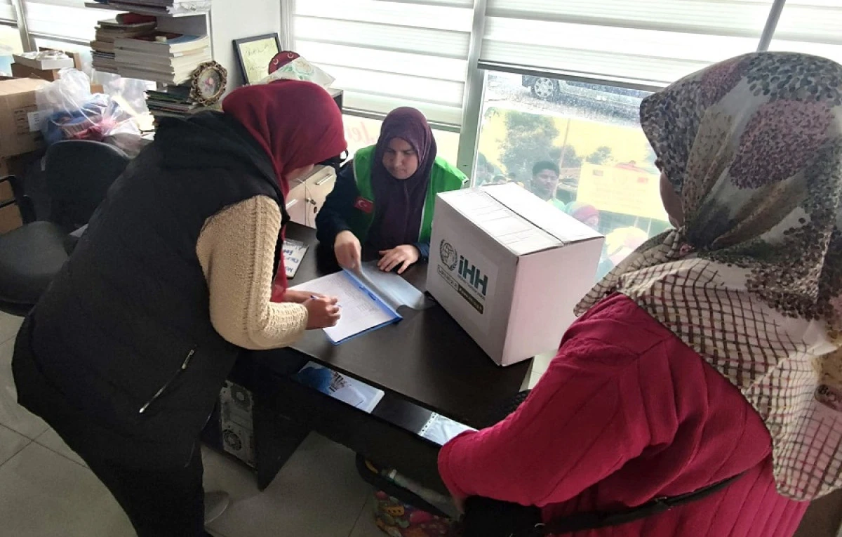 Alanya İHH Yetim Birimi İhtiyaç Sahibi Ailelere Destek Ulaştırdı