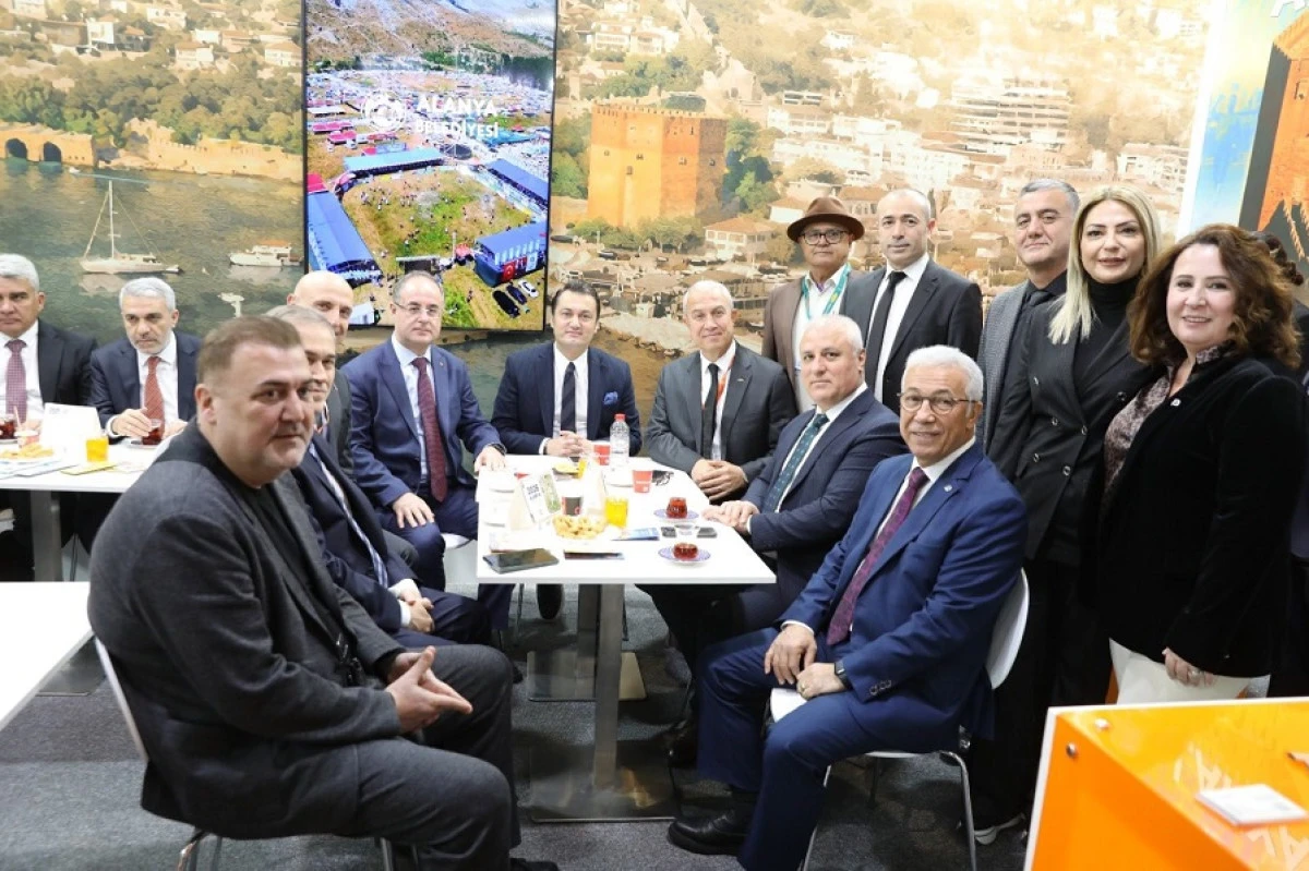 Alanya ITB Berlin Turizm Fuarı&rsquo;nda G&uuml;&ccedil;l&uuml; Heyetle Tanıtıldı