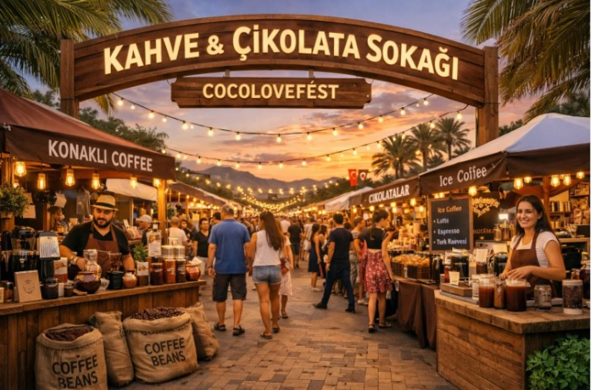 Alanya Konaklı&rsquo;da Kahve Ve &Ccedil;ikolata Festivali Başlıyor