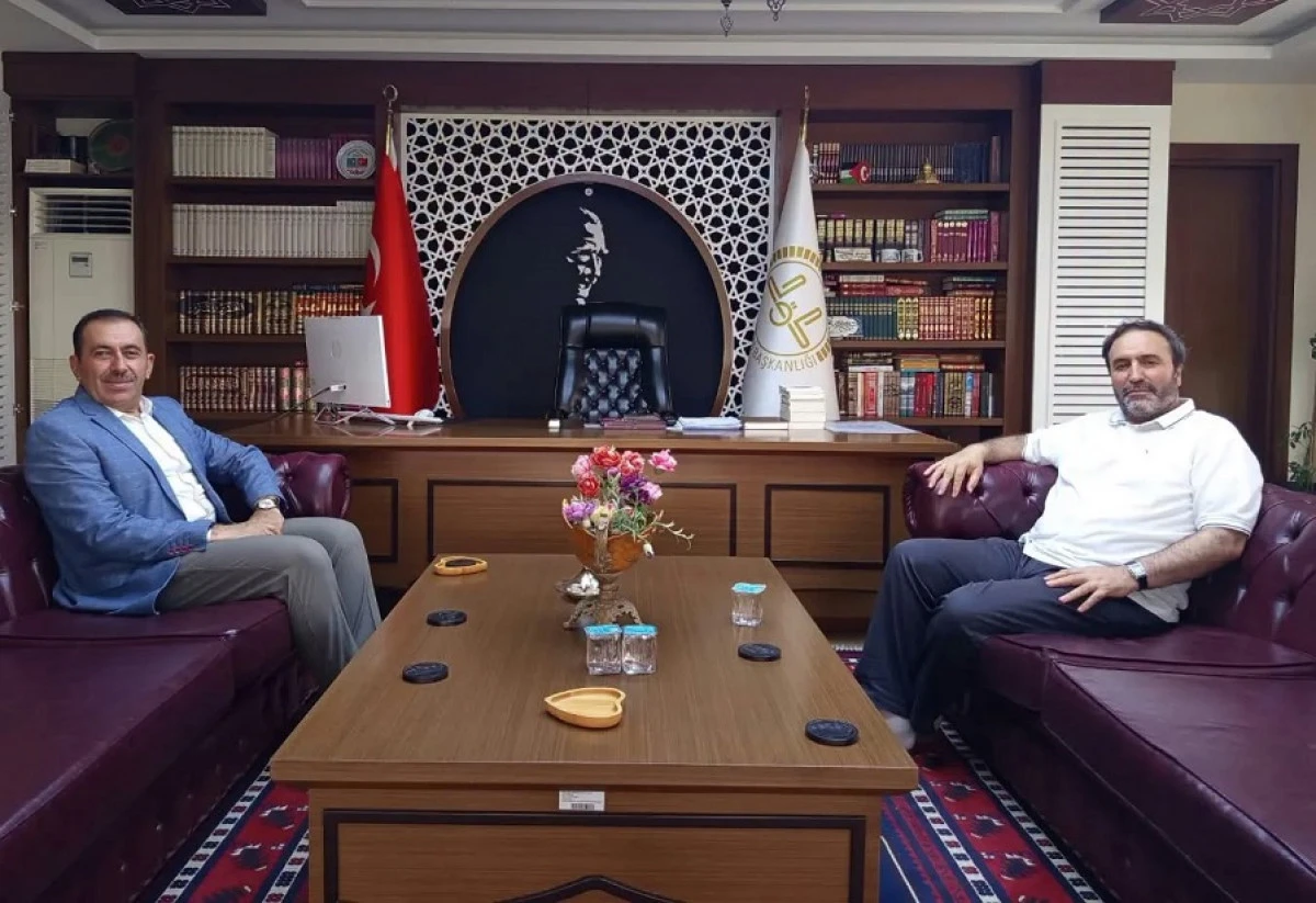 Alanya M&uuml;ft&uuml;s&uuml; Mehmet Seven, Ağrı İl M&uuml;ft&uuml;s&uuml; İhsan İlhan&rsquo;ı Ağırladı