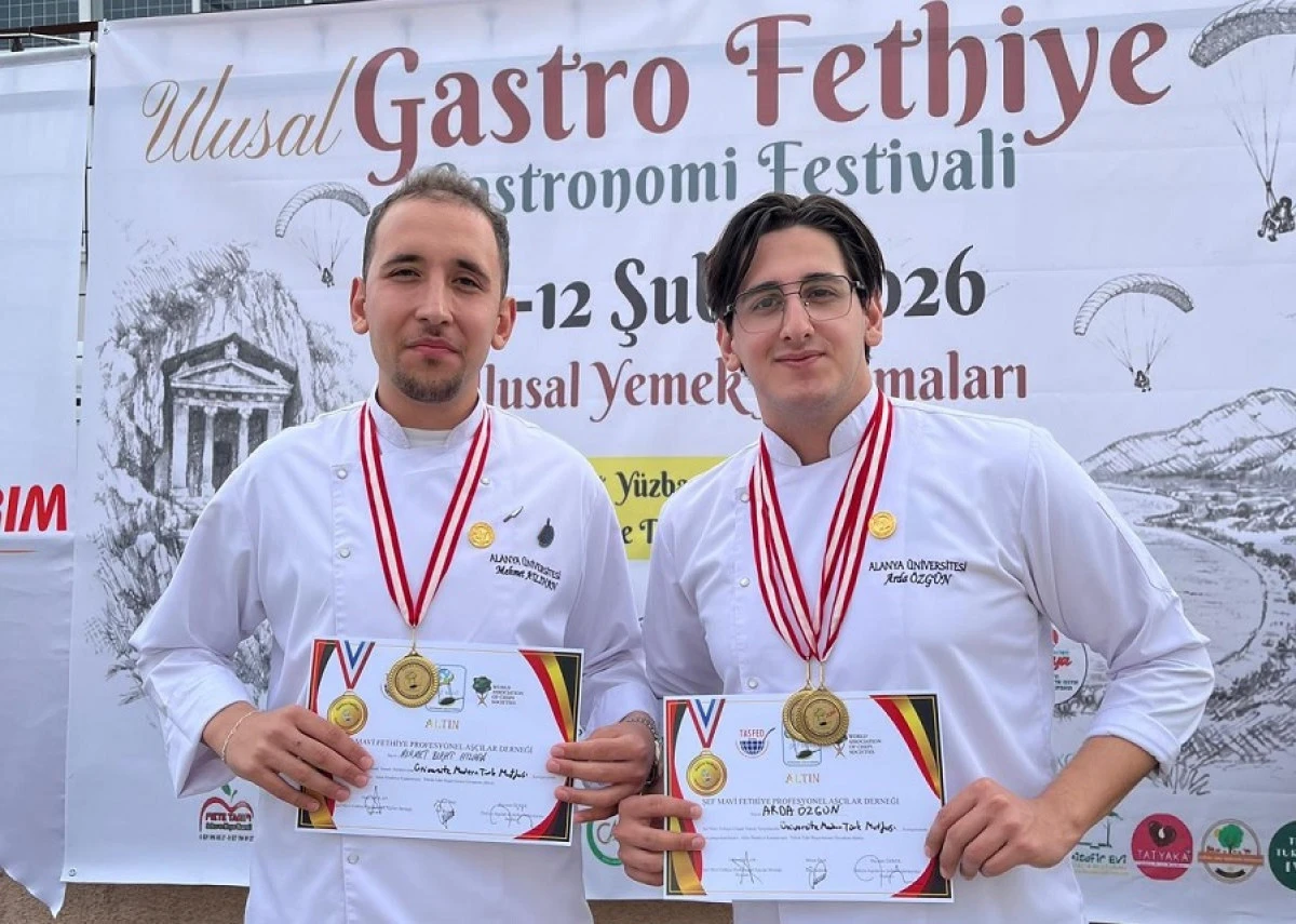 Alanya &Uuml;niversitesi &Ouml;ğrencilerinden Altın Madalyalı B&uuml;y&uuml;k Gurur