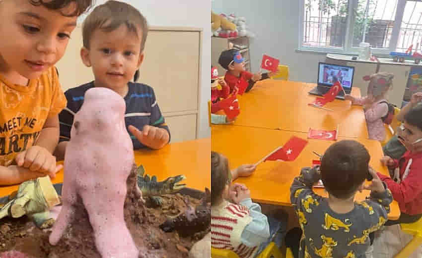 Alanya'da çocuklar bilim kutusu ile dünyayı keşfediyor