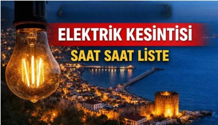 Alanya&rsquo;da 3 G&uuml;nl&uuml;k Elektrik Kesintisi!