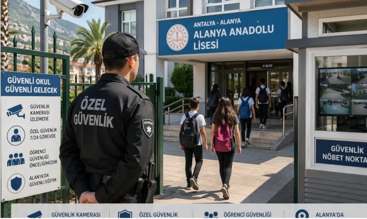 Alanya&rsquo;da 63 Riskli Okula &Ouml;zel G&uuml;venlik G&ouml;revlisi