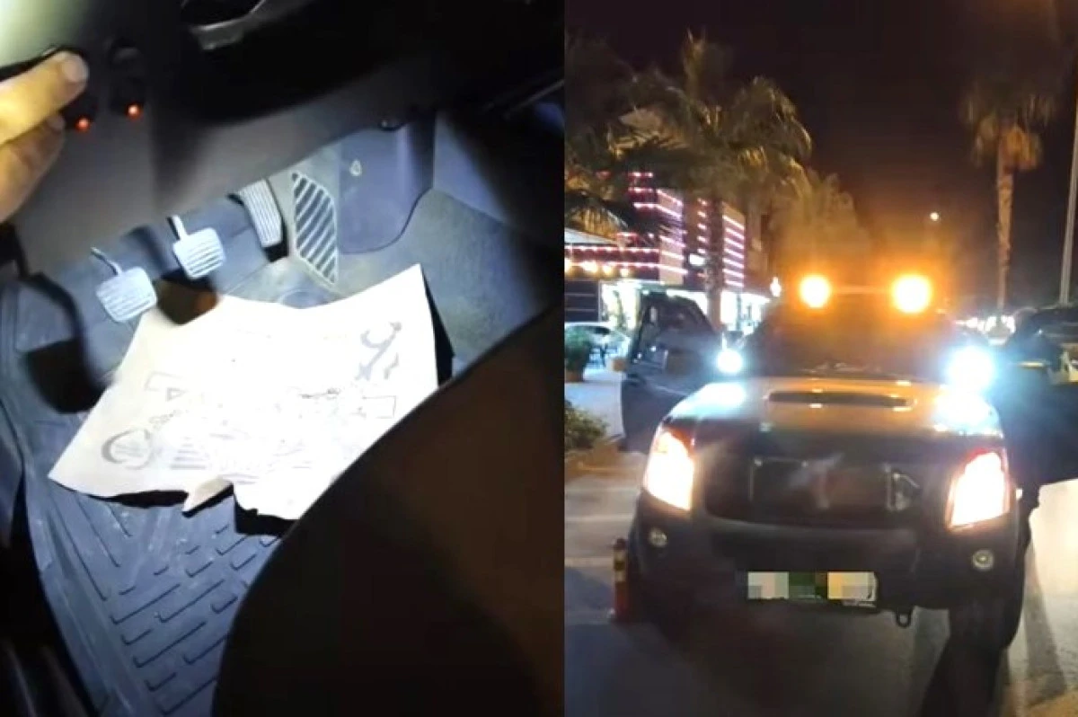 Alanya’da Çakar Lamba Kullanan Sürücüye Rekor Ceza