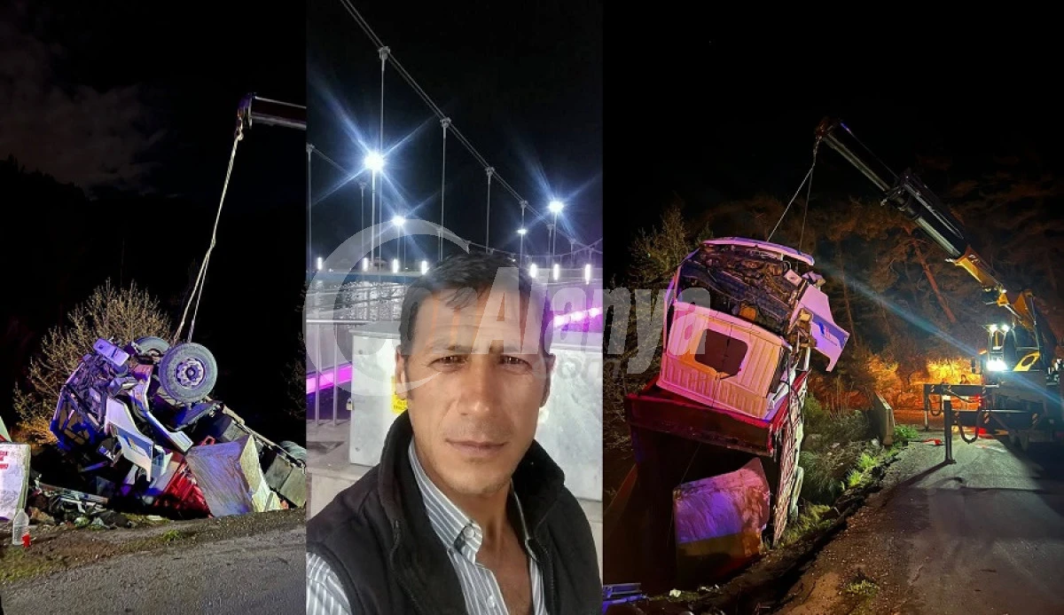 ALANYA&rsquo;DA FECİ KAZA: 1 &Ouml;L&Uuml;, 1 YARALI