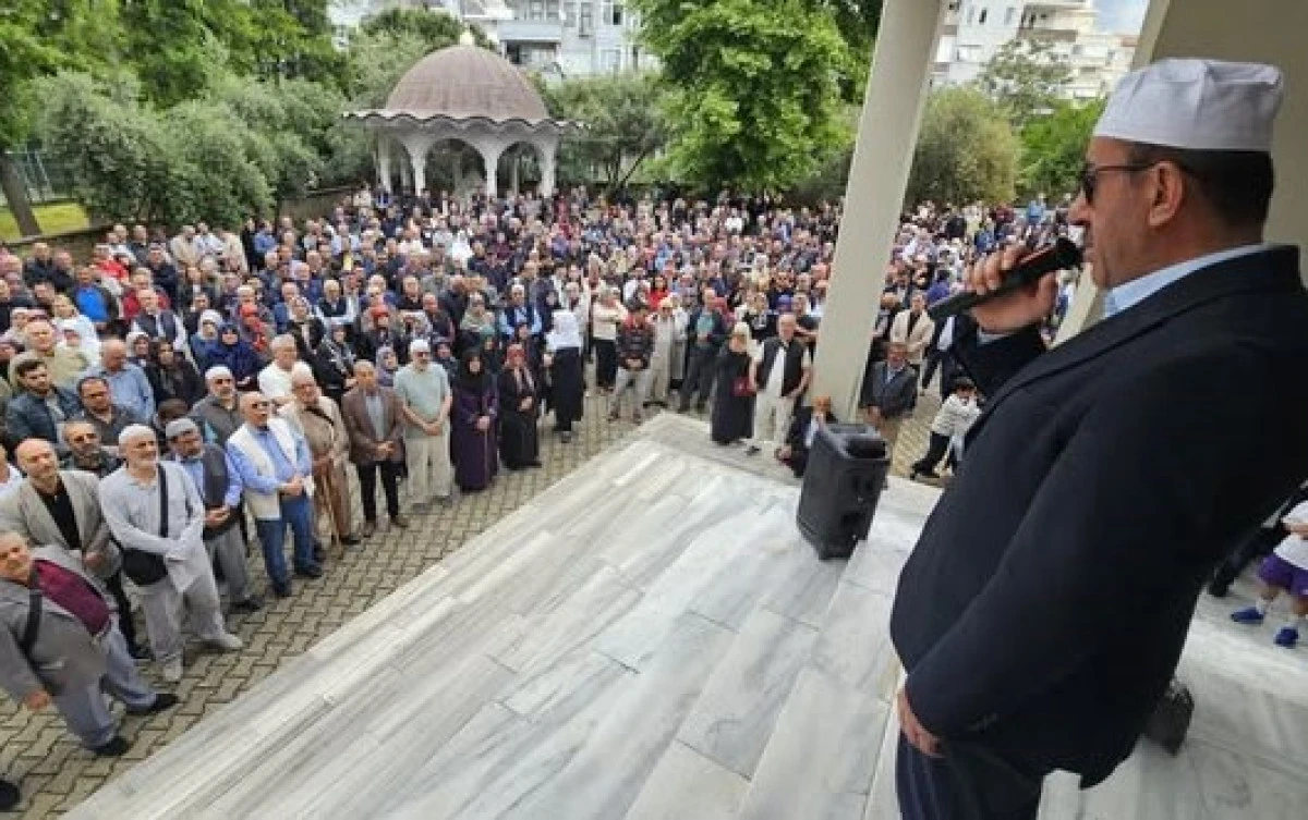 ALANYA&rsquo;DA HACI ADAYLARI DUALARLA UĞURLANDI
