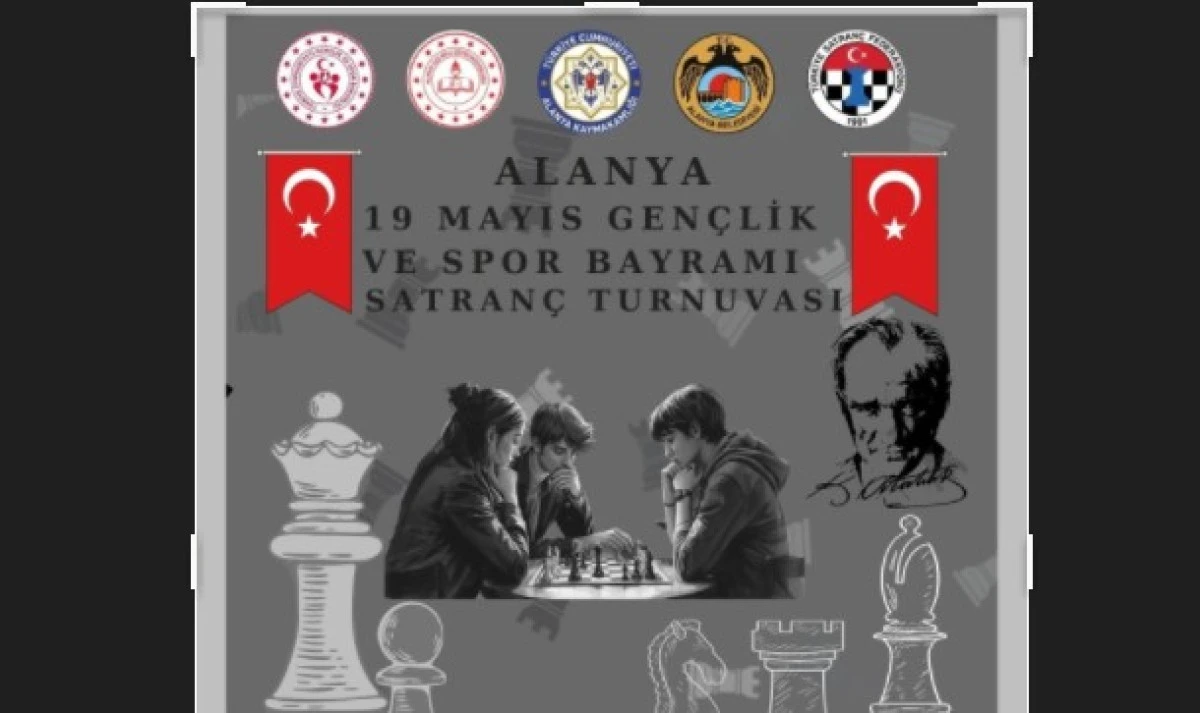 Alanya'da Hamle Sırası Gen&ccedil;lerde: 19 Mayıs Satran&ccedil; Turnuvası Başlıyor!