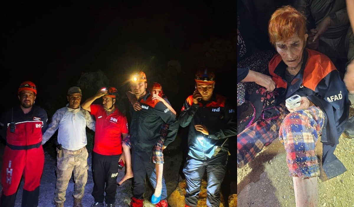 Alanya'da Kayıp Kadın Termal Dronla Bulundu