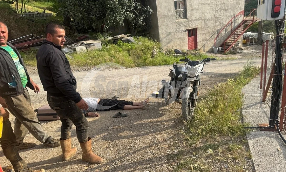 Alanya&rsquo;da Motosiklet &Uuml;zerinde Kalp Krizi Ge&ccedil;iren Adam Hayatını Kaybetti