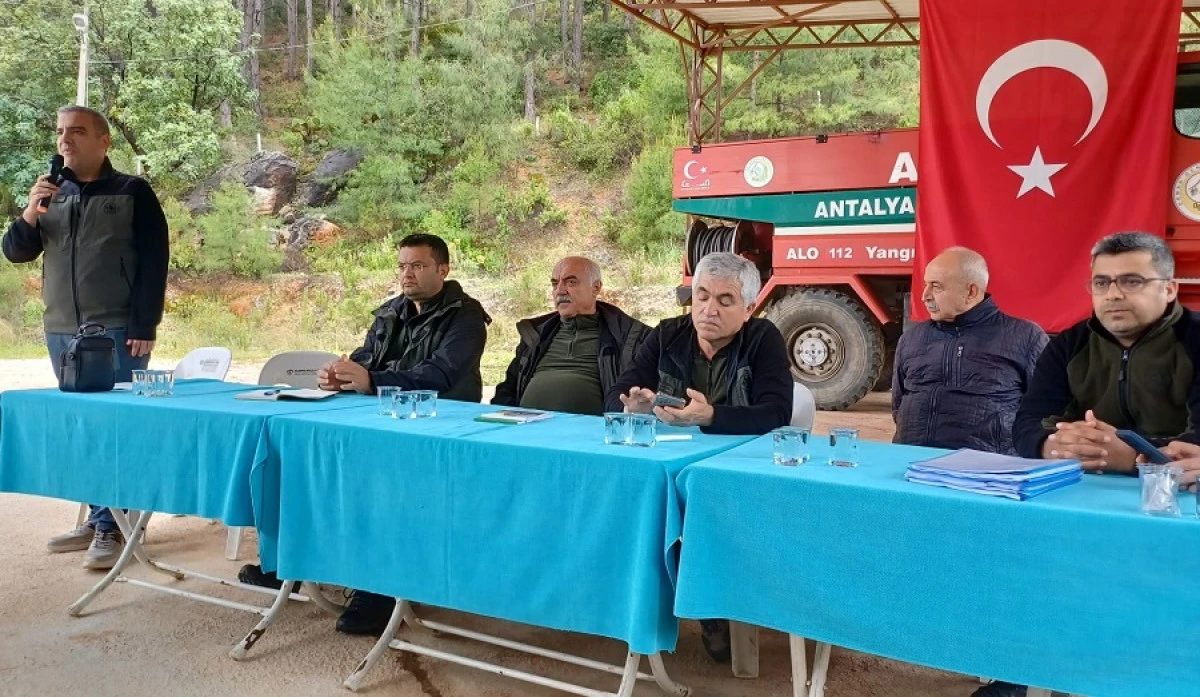 Alanya&rsquo;da Orman Personeline Yangın Eğitimi Verildi