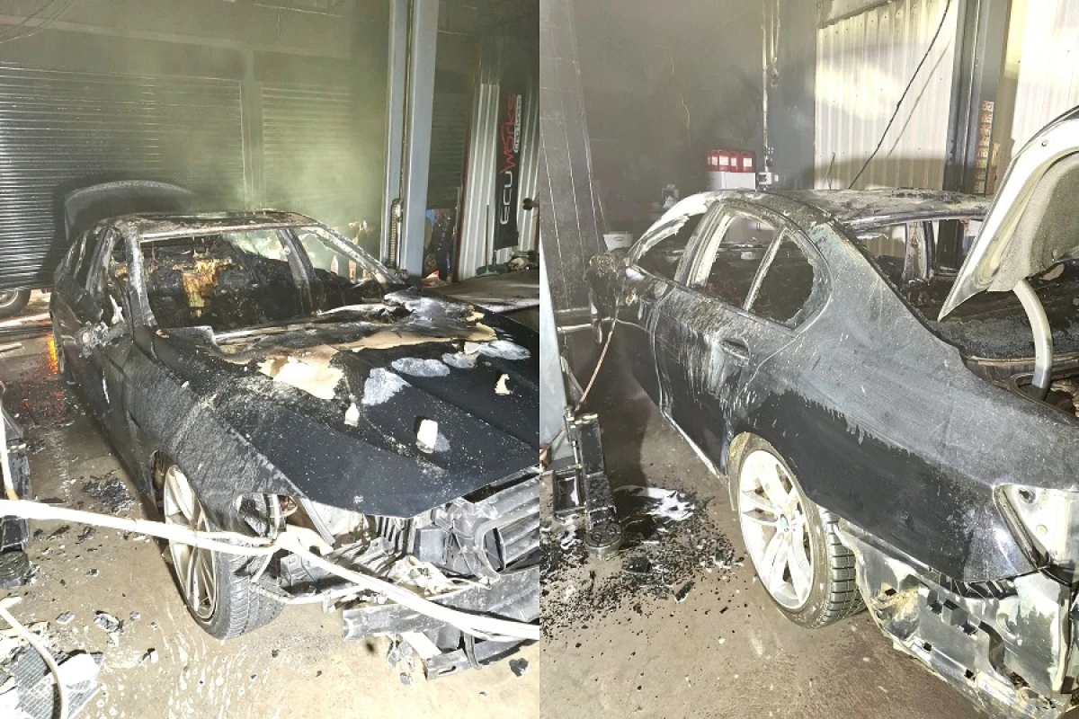 Alanya&rsquo;da Oto Tamirhanesinde &Ccedil;ıkan Yangın S&ouml;nd&uuml;r&uuml;ld&uuml;