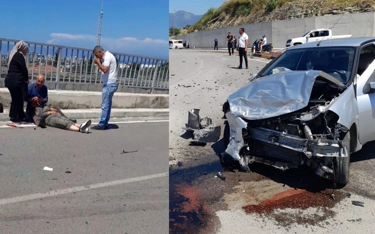 Alanya&rsquo;da Otomobil ile Hafif Ticari Ara&ccedil; &Ccedil;arpıştı: 1 Yaralı
