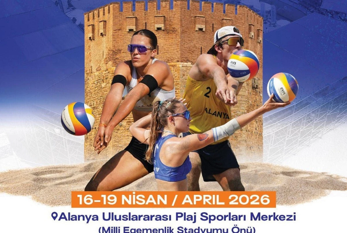 Alanya&rsquo;da Plaj Voleybolu Heyecanı Başlıyor
