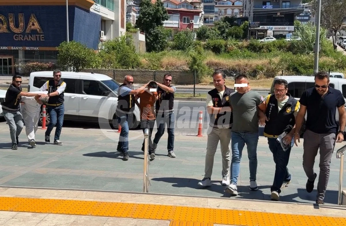 Alanya&rsquo;da Pompalı T&uuml;fekli Cinayet: 2 Ş&uuml;pheli Tutuklandı