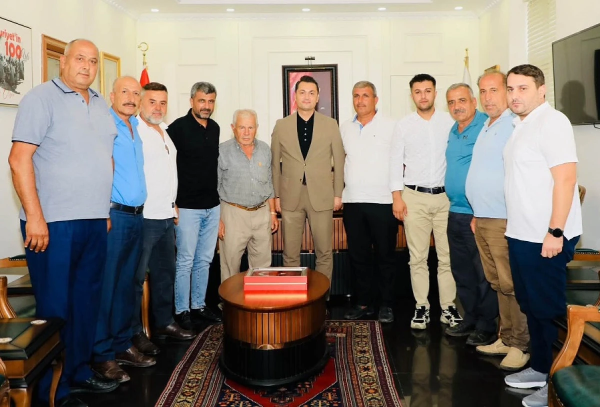Alanya&rsquo;nın Batı B&ouml;lgesi Muhtarlarından Kaymakam &Ouml;zt&uuml;rk&rsquo;e Ziyaret
