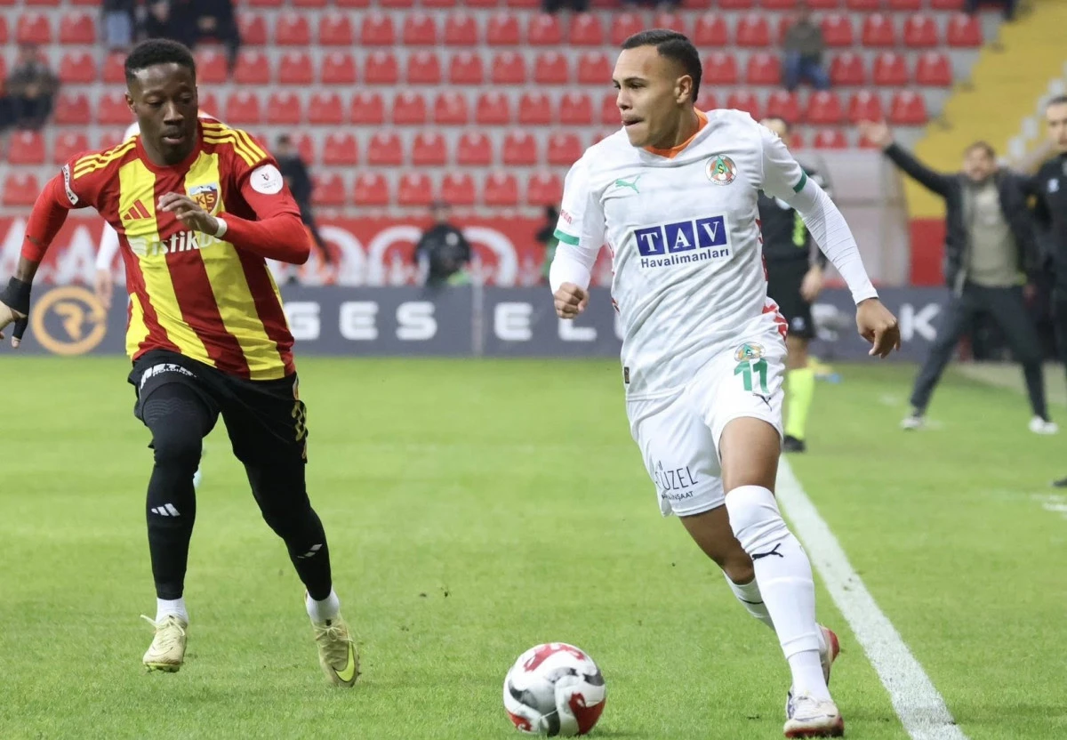 Alanyaspor Kayseri’de Gol Bulamadı: Hasret 7 Maça Çıktı
