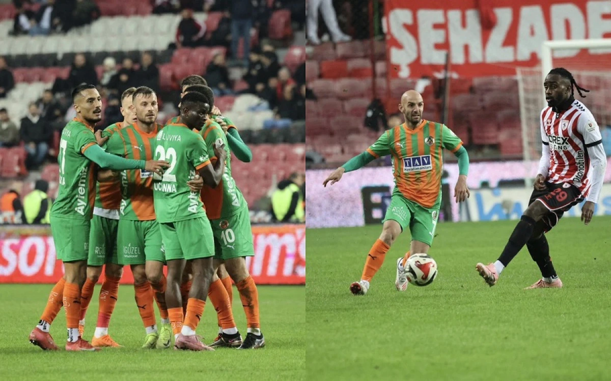 Alanyaspor, Samsun’da Son Nefeste Bir Puana Uzandı