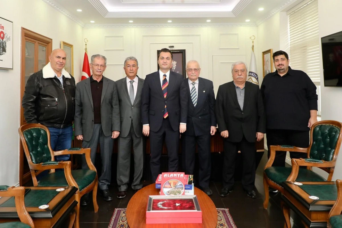 Alanya&rsquo;ya Değer Katan İsimlerden Kaymakama Ziyaret