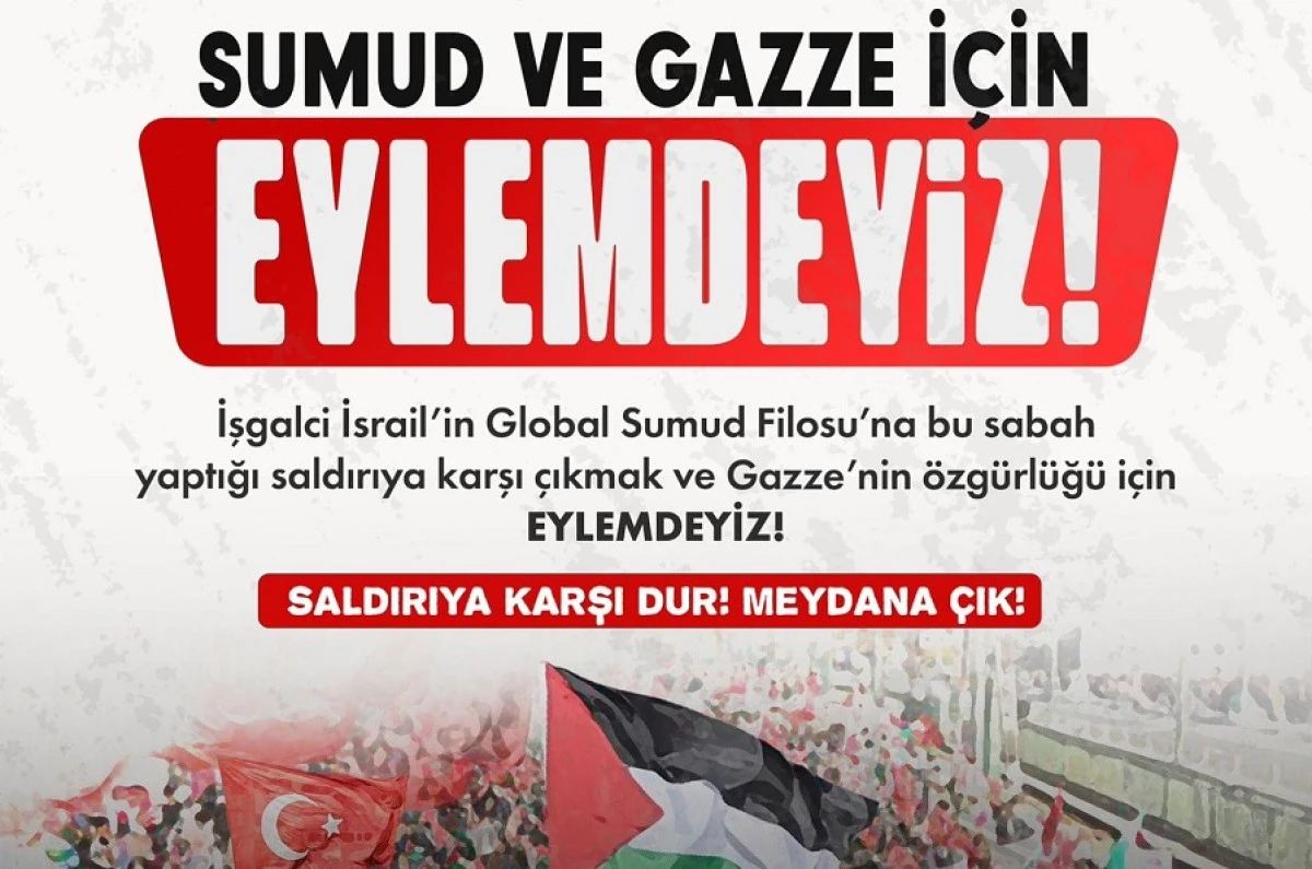 ALDAP Alanya&rsquo;dan SUMUD Ve Gazze İ&ccedil;in Eylem &Ccedil;ağrısı