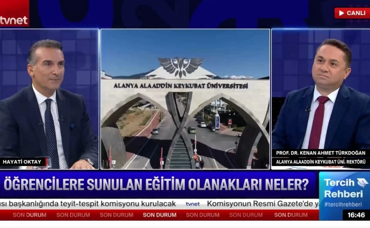 ALK&Uuml; Rekt&ouml;r&uuml; T&uuml;rkdoğan'dan &Uuml;niversite Adaylarına &Ccedil;ağrı: "&Ouml;nce Kendinizi Keşfedin, Sonra B&ouml;l&uuml;m Se&ccedil;in"