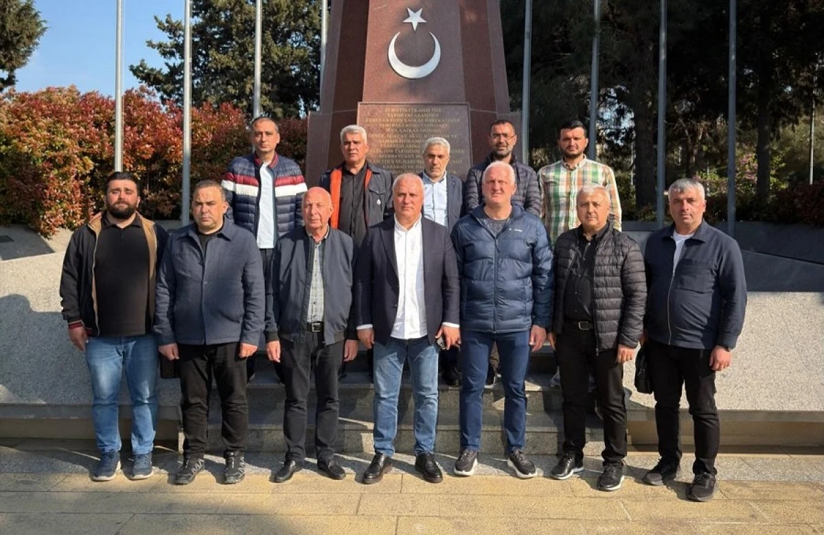 ALTSO HEYETİ BAK&Uuml;&rsquo;DE ŞEHİTLİK ZİYARETİNDE BULUNDU