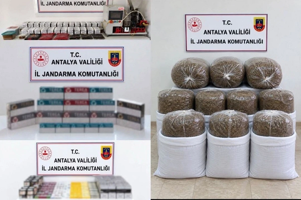 Antalya Ve Alanya&rsquo;da Ka&ccedil;ak T&uuml;t&uuml;n Operasyonu: 400 Kilo T&uuml;t&uuml;n Ele Ge&ccedil;irildi