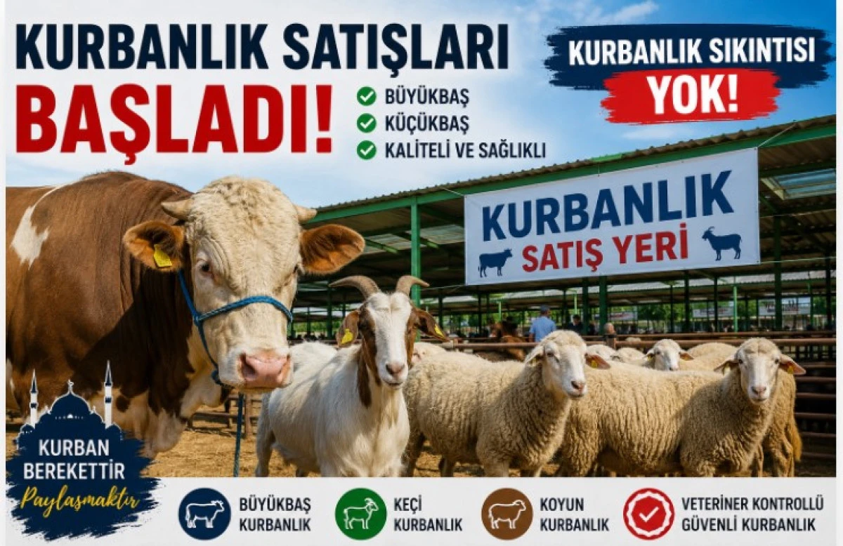 Antalya&rsquo;da 2026 Kurbanlık Fiyatları Belli Oldu