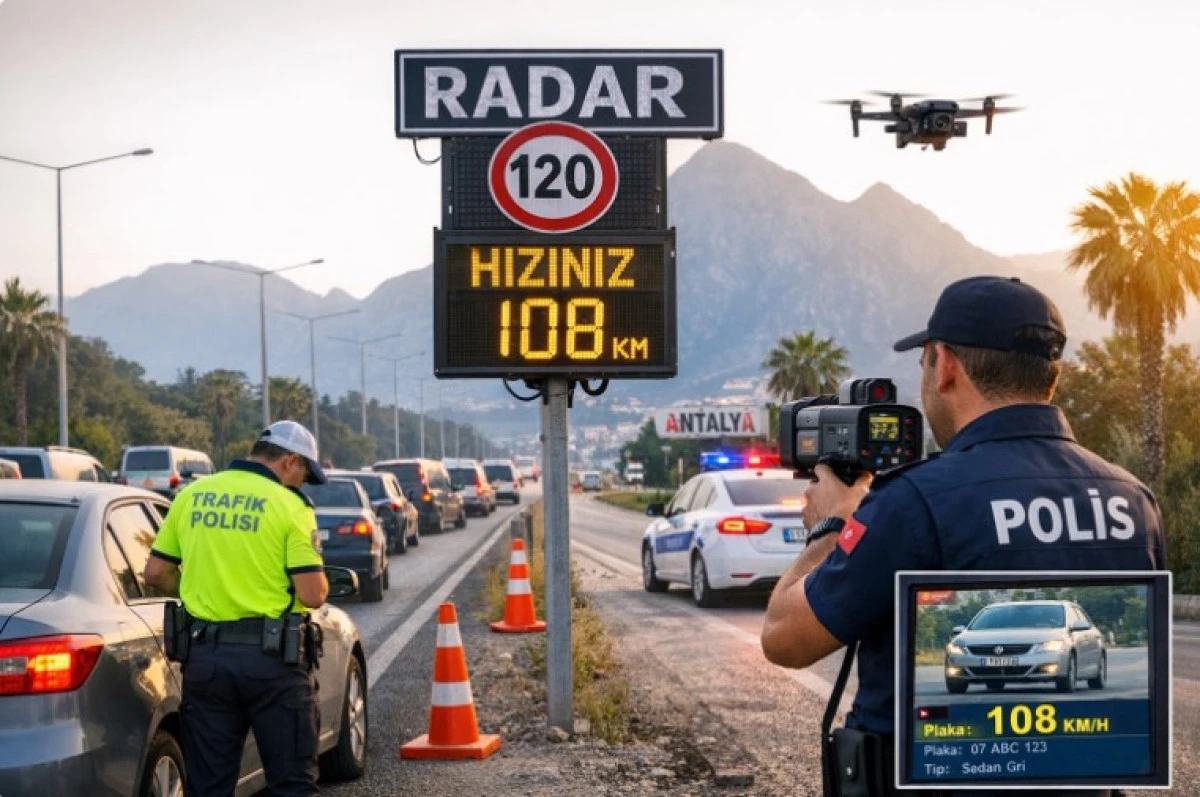Antalya&rsquo;da Bayram &Ouml;ncesi Alarm: 5 Bin Polis G&ouml;revde, Radar Noktaları A&ccedil;ıklandı
