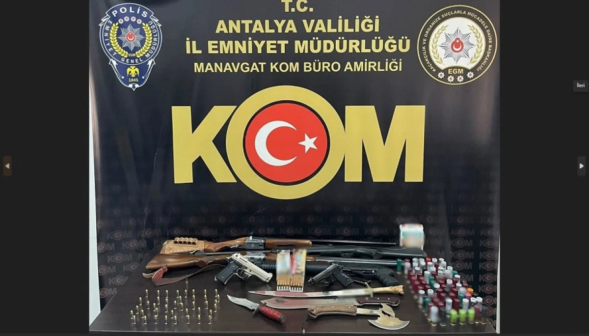 Antalya&rsquo;da Ka&ccedil;ak&ccedil;ılık Ve Organize Su&ccedil; Operasyonları: 17 Ş&uuml;pheli Tutuklandı