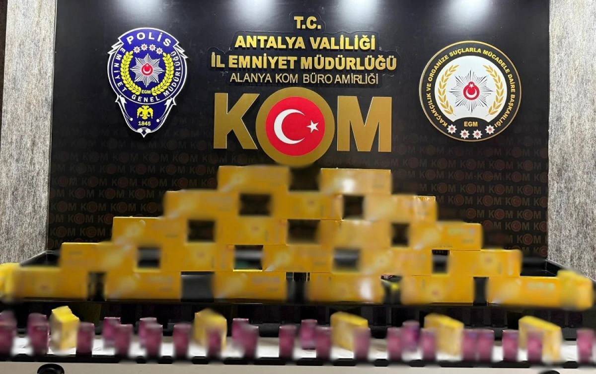 Antalya'da Ka&ccedil;ak&ccedil;ılık Ve Organize Su&ccedil;lara Darbe