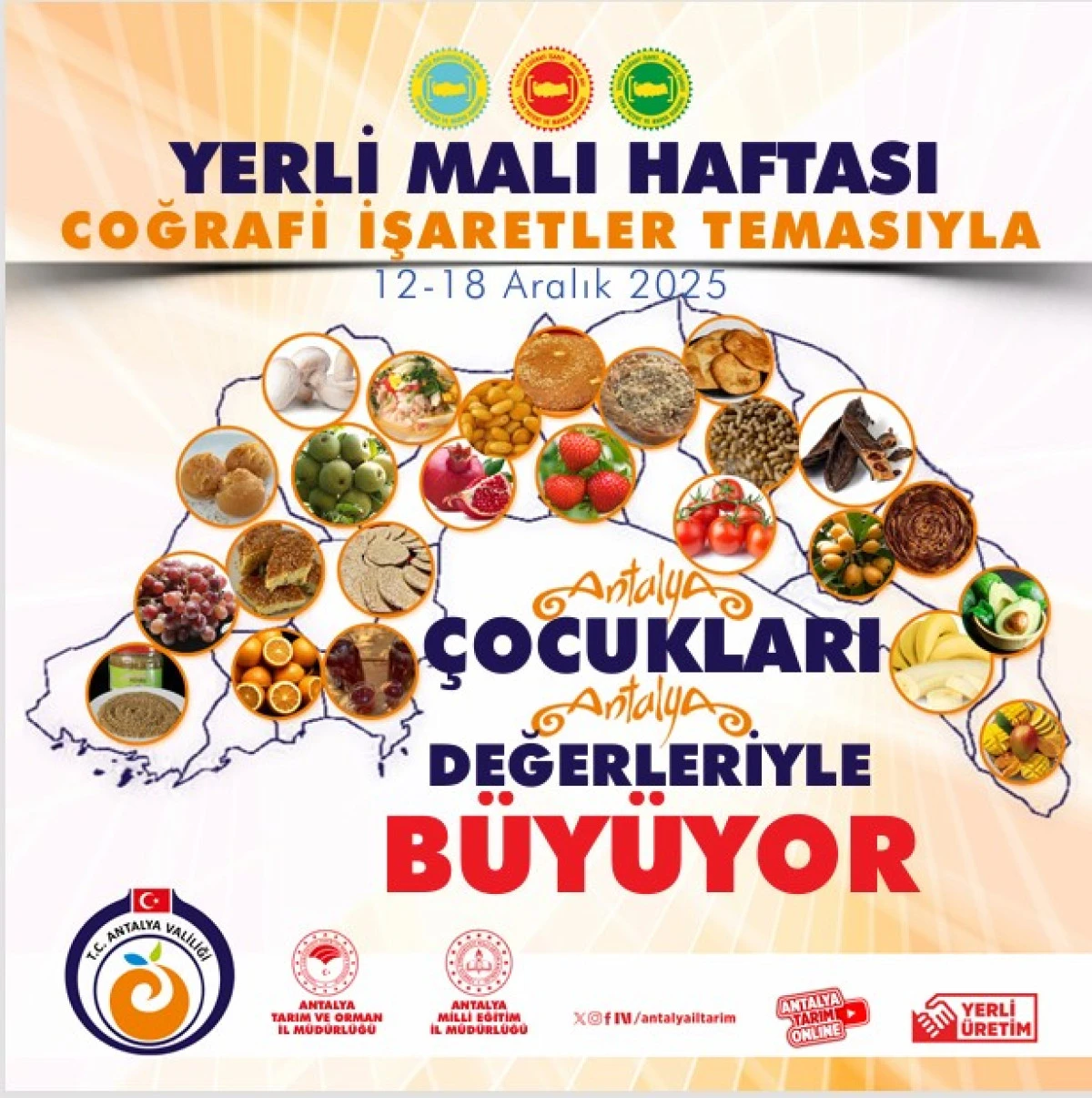 Antalya’da Yerli Malı Haftası’na Coğrafi İşaret Damgası