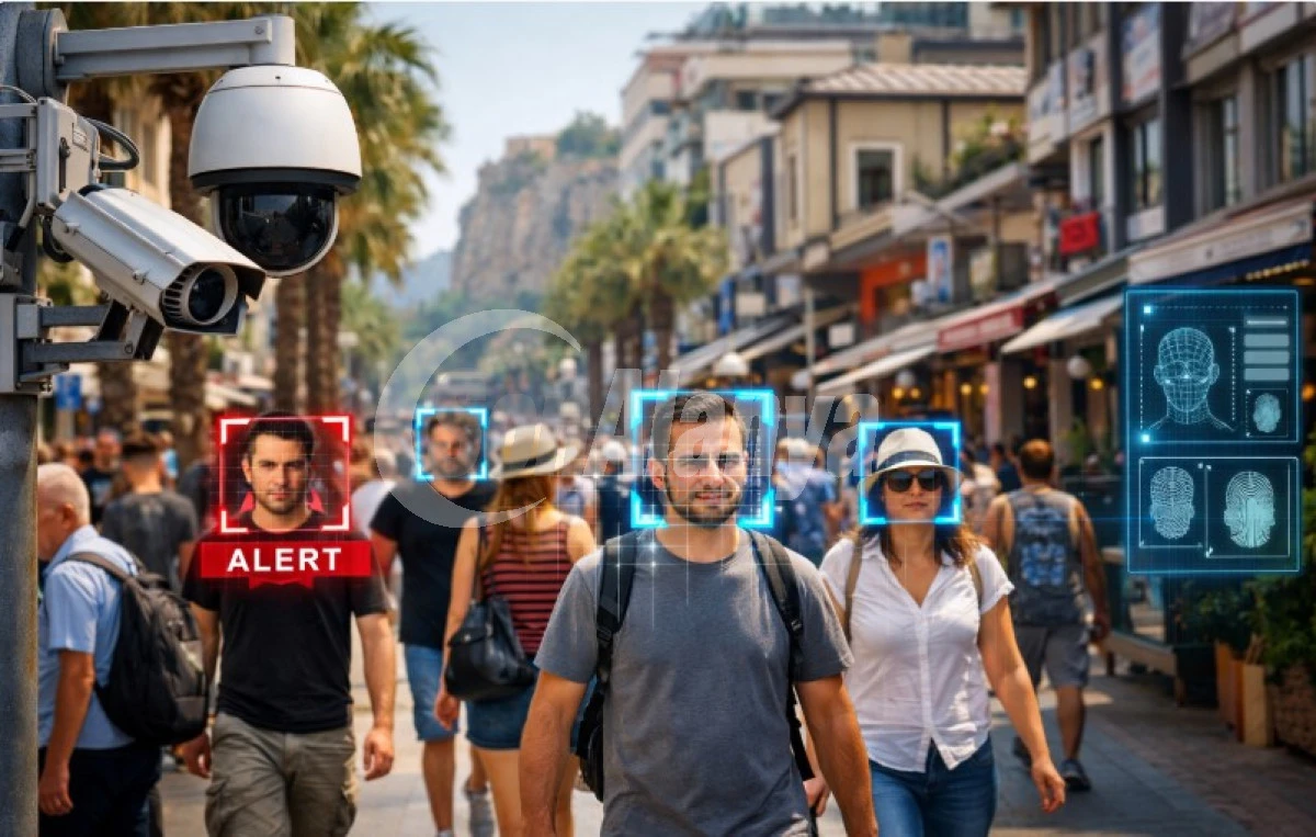 Antalya&rsquo;da Y&uuml;z Tanıma Teknolojisiyle G&uuml;venlik &Uuml;st Seviyeye &Ccedil;ıkarılıyor
