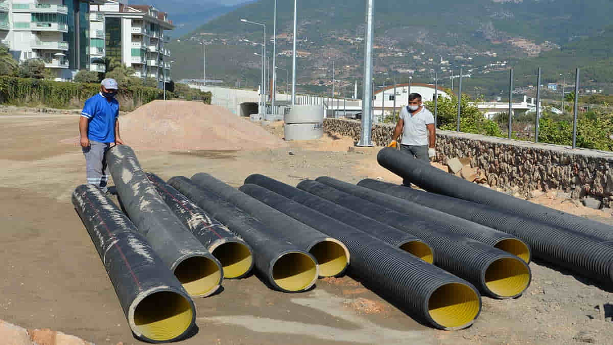 ALANYA’DA OBA ÇARŞAMBA’YA KANALİZASYON