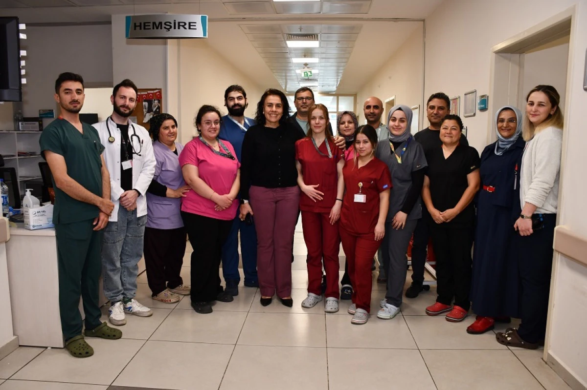 Başhekim Karakuş Yılmaz&rsquo;dan Bayramda Anlamlı Ziyaret