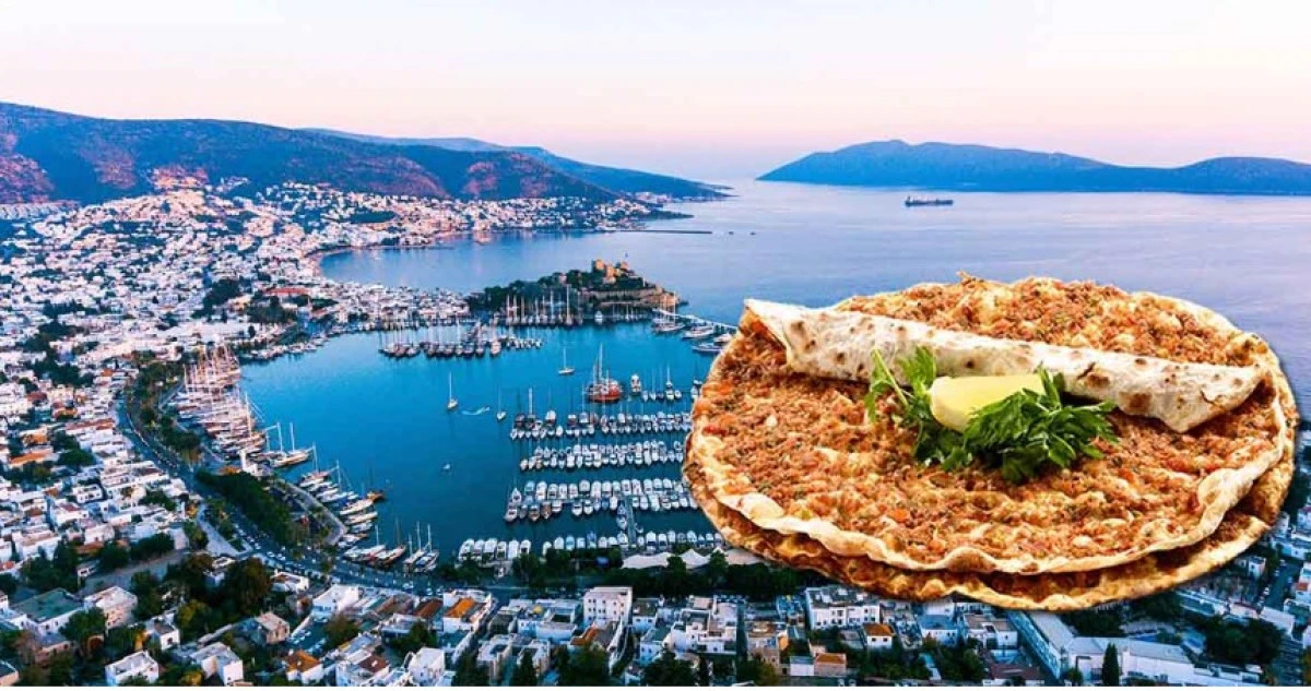 Bir lahmacunla Bodrum turizmini bitirenler!