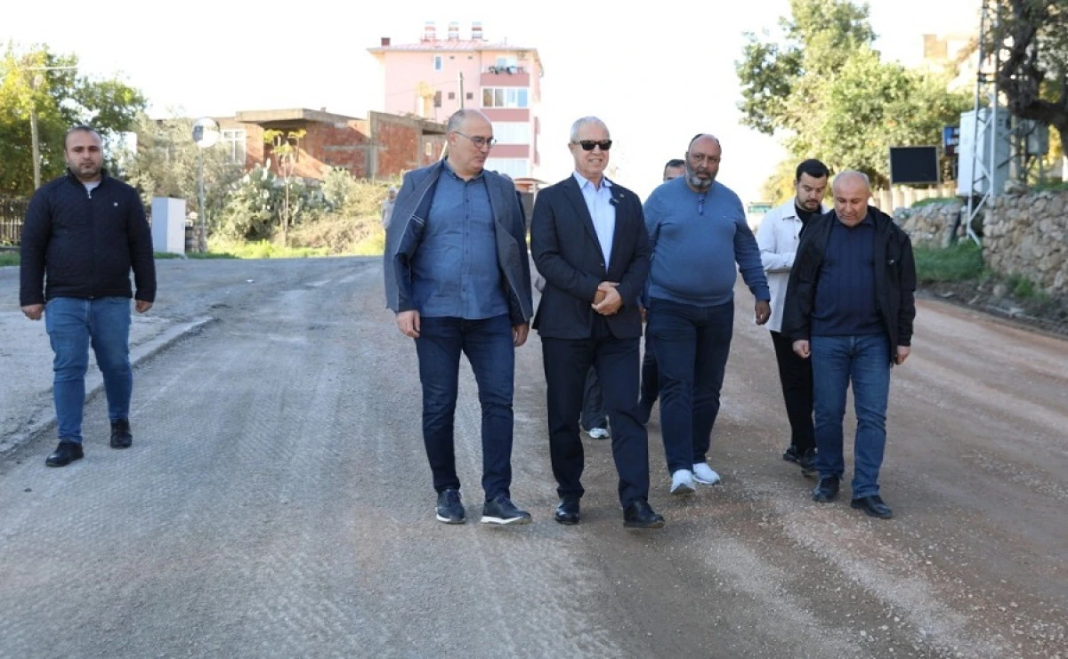 Demirtaş&rsquo;ta 3 Kilometrelik Asfalt &Ccedil;alışması Başladı