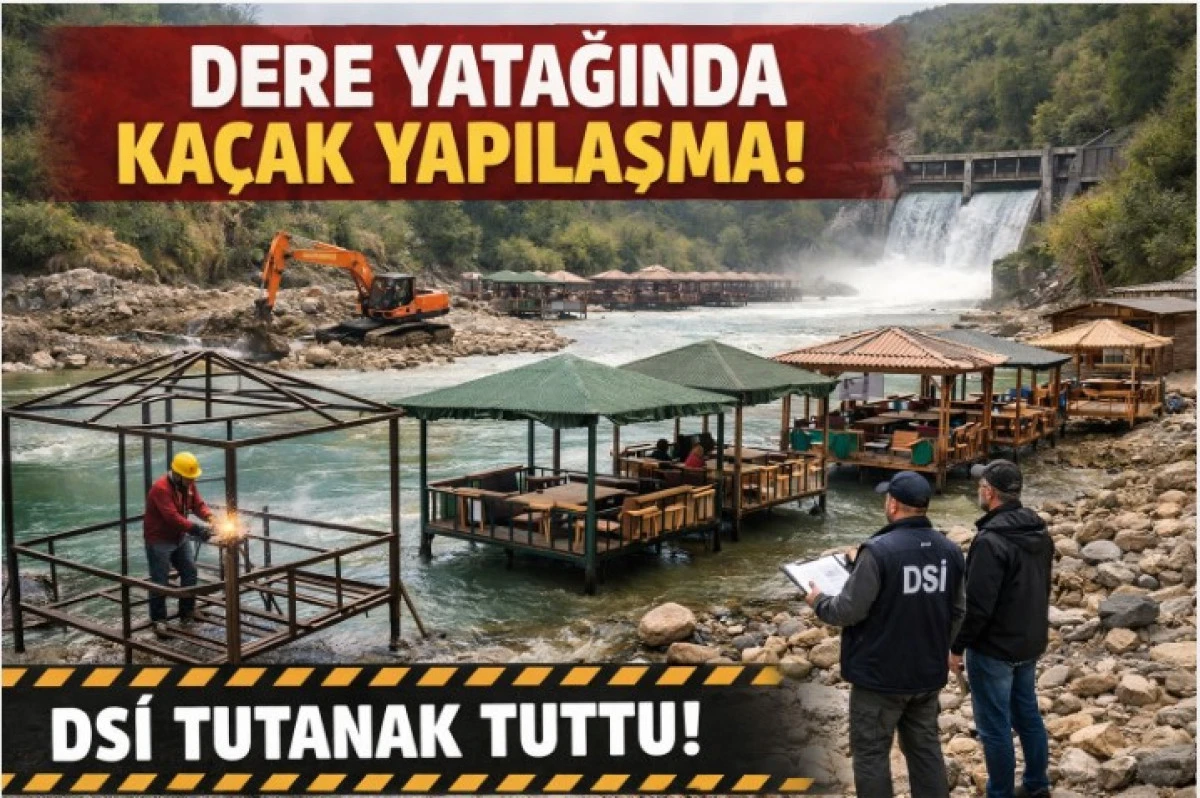 Dim &Ccedil;ayında Bazı İşletmeler Dere Yatağında Yeniden Kuruldu