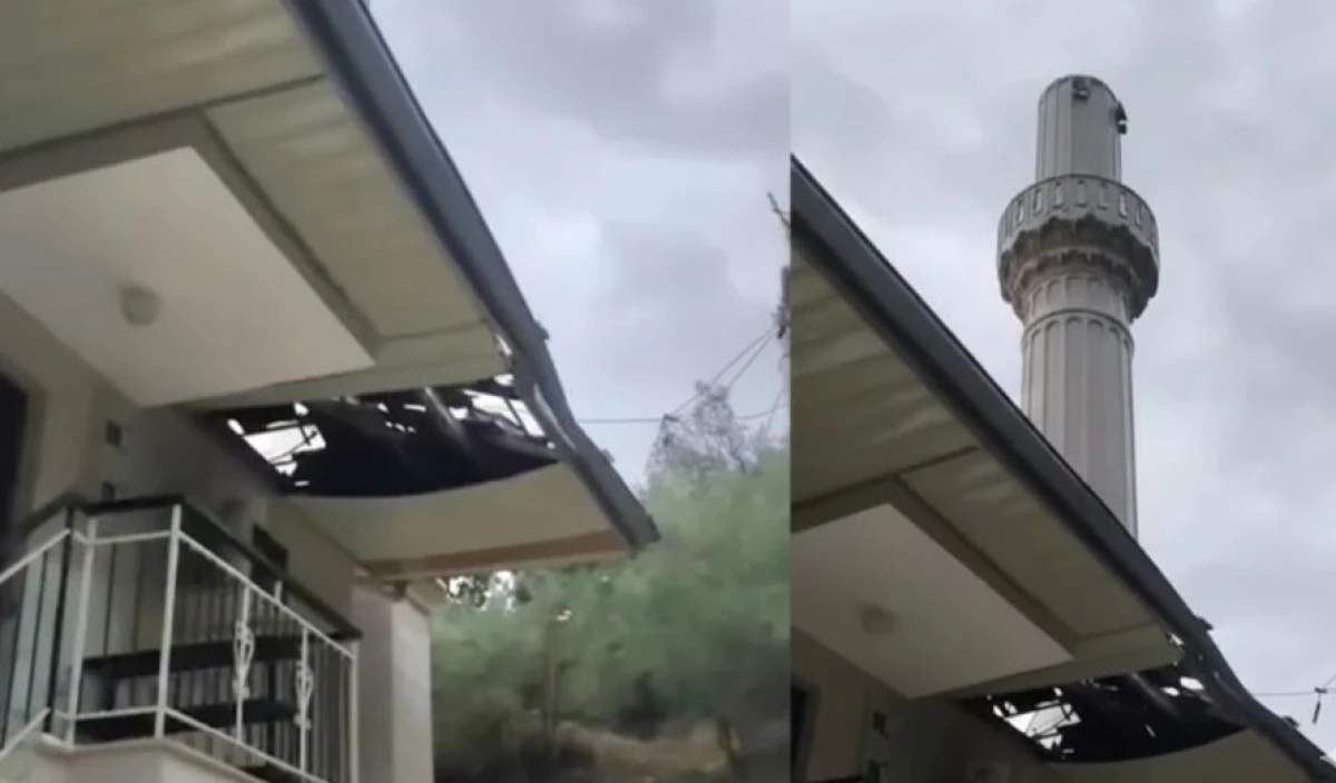 Elikesik Mahallesi’nde hortum paniği 