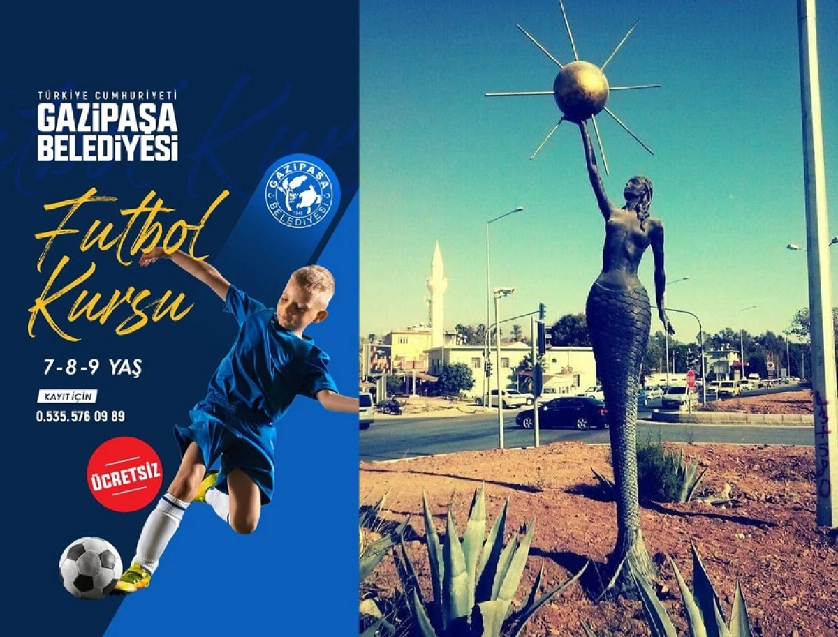 Gazipaşa Belediyesi Ücretsiz Futbol Kursları Başlıyor