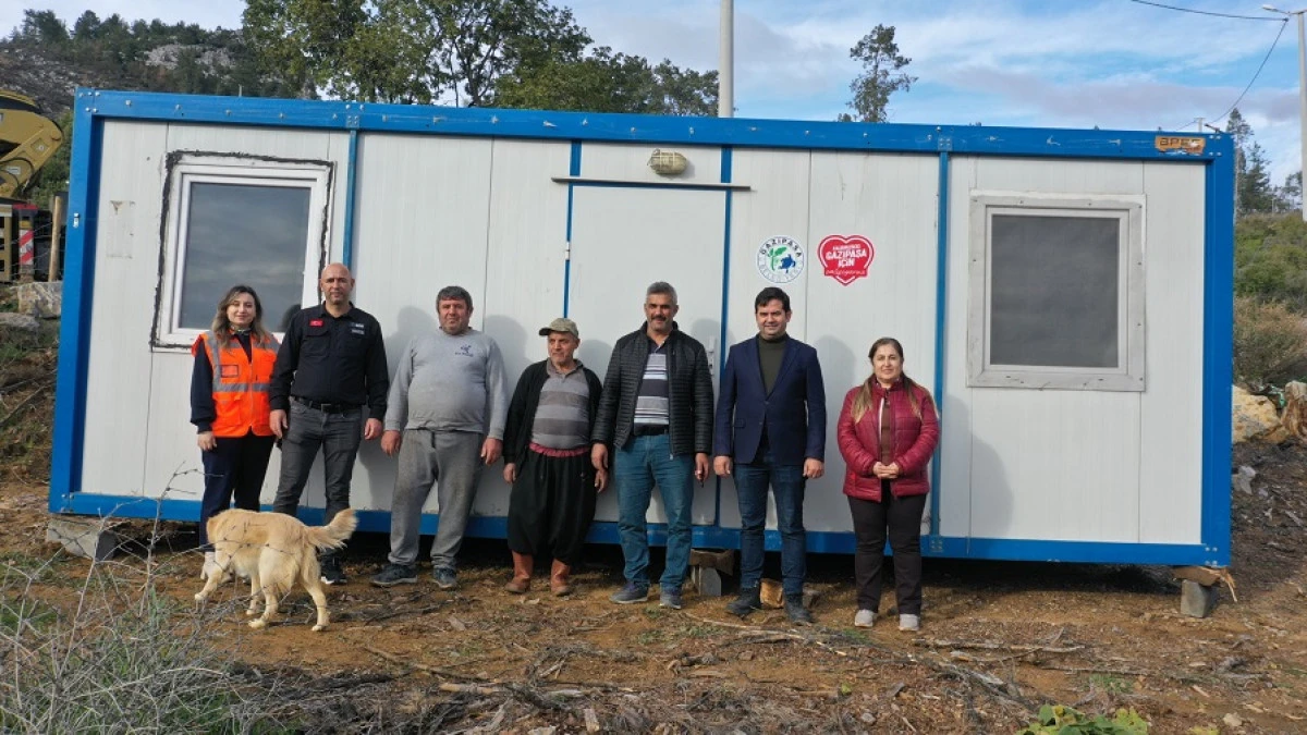 Gazipaşa Belediyesi&rsquo;nden Vatandaşa Konteyner Ev Desteği